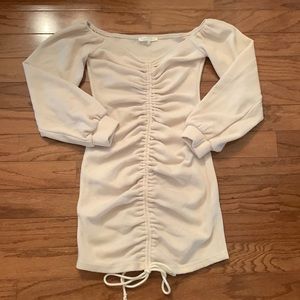 Cream Sweater Minidress